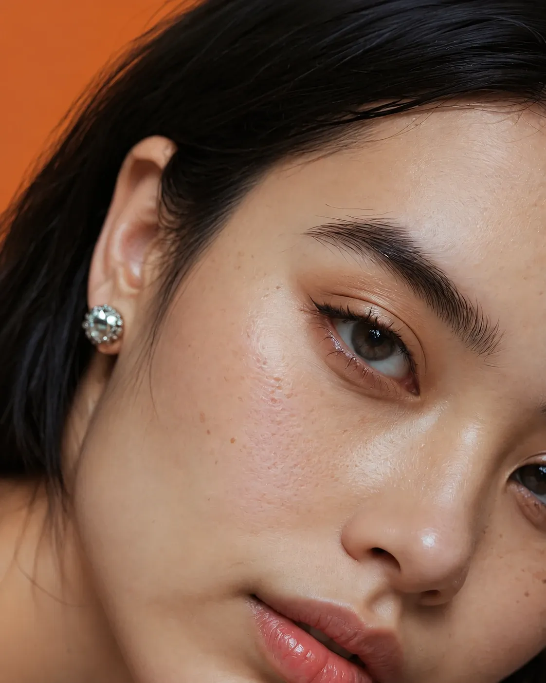 Botanical skincare close-up — VELAURA